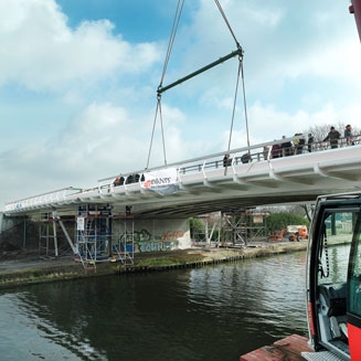 Cyclist bridge Arendonk
